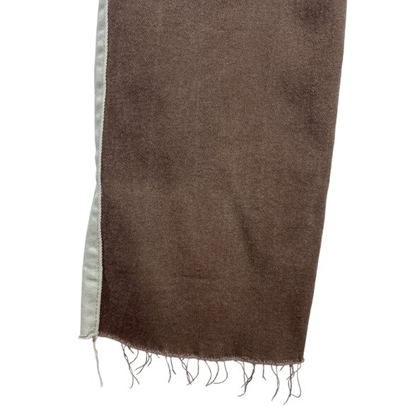 Hollister Women’s 27 Ultra High-Rise Dad Jeans Brown Beige Raw Edge - Picture 8 of 16